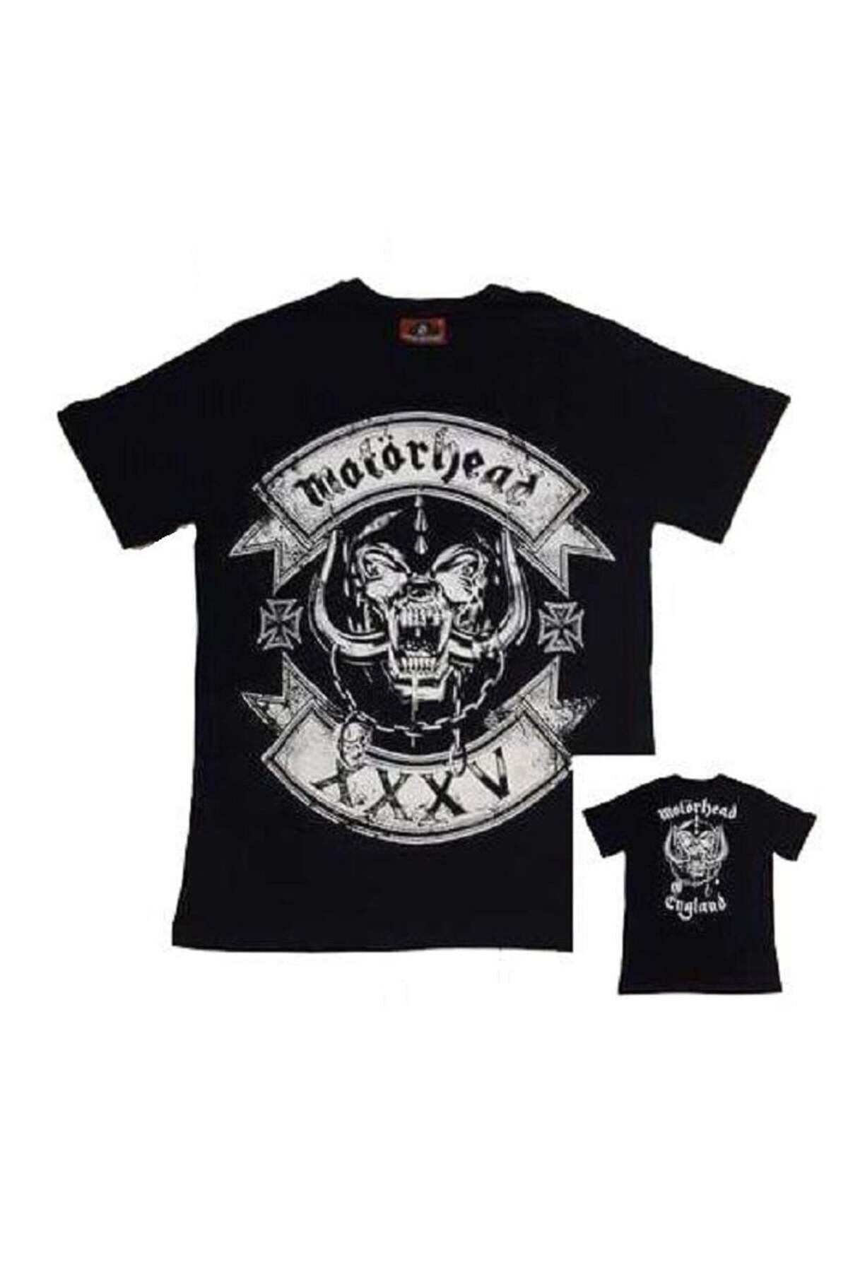 Motörhead Ön Arka Baskılı Siyah Erkek Tişört