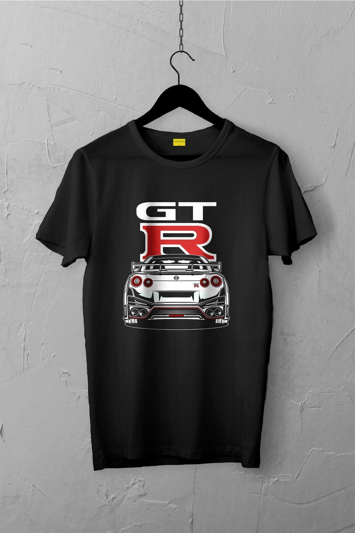 Nissan Gtr R35 Design Tshirt , Unisex Premium, Çatlama Solma Yapmaz / Otomobil