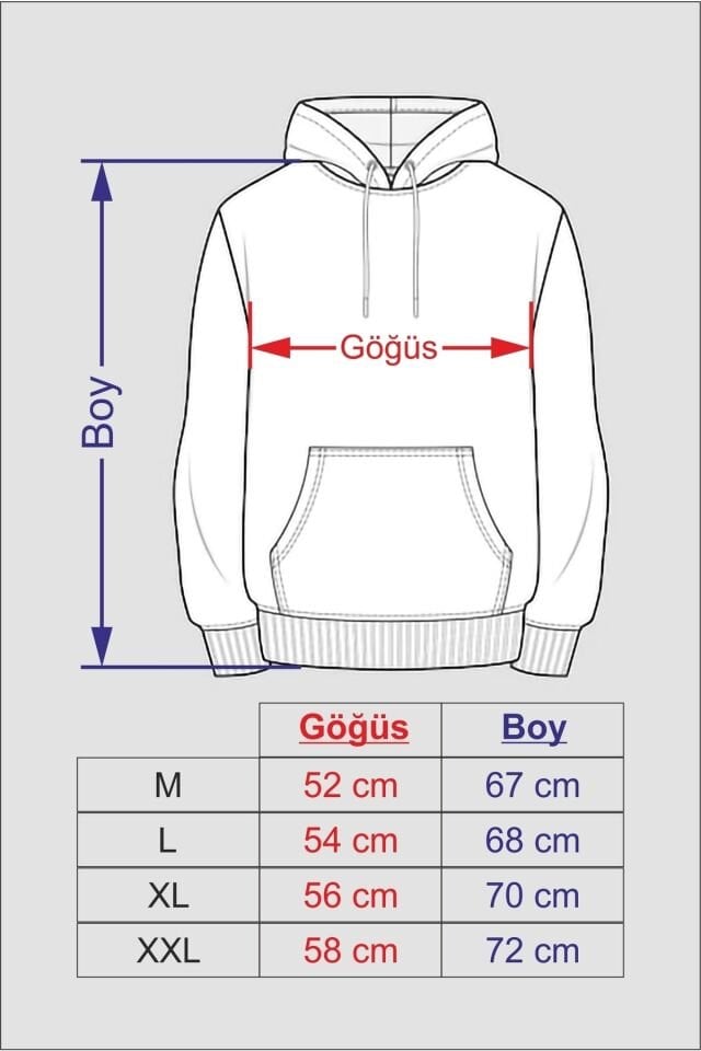 Baskılı Unisex Cepli Oversize Kapüşonlu Sweatshirt Hoodie Wednesday Thing