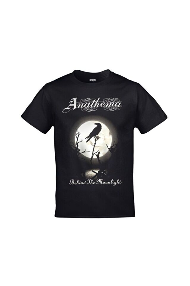 Anathema Behind The Moonlight Ön Arka Baskılı Siyah Tshirt