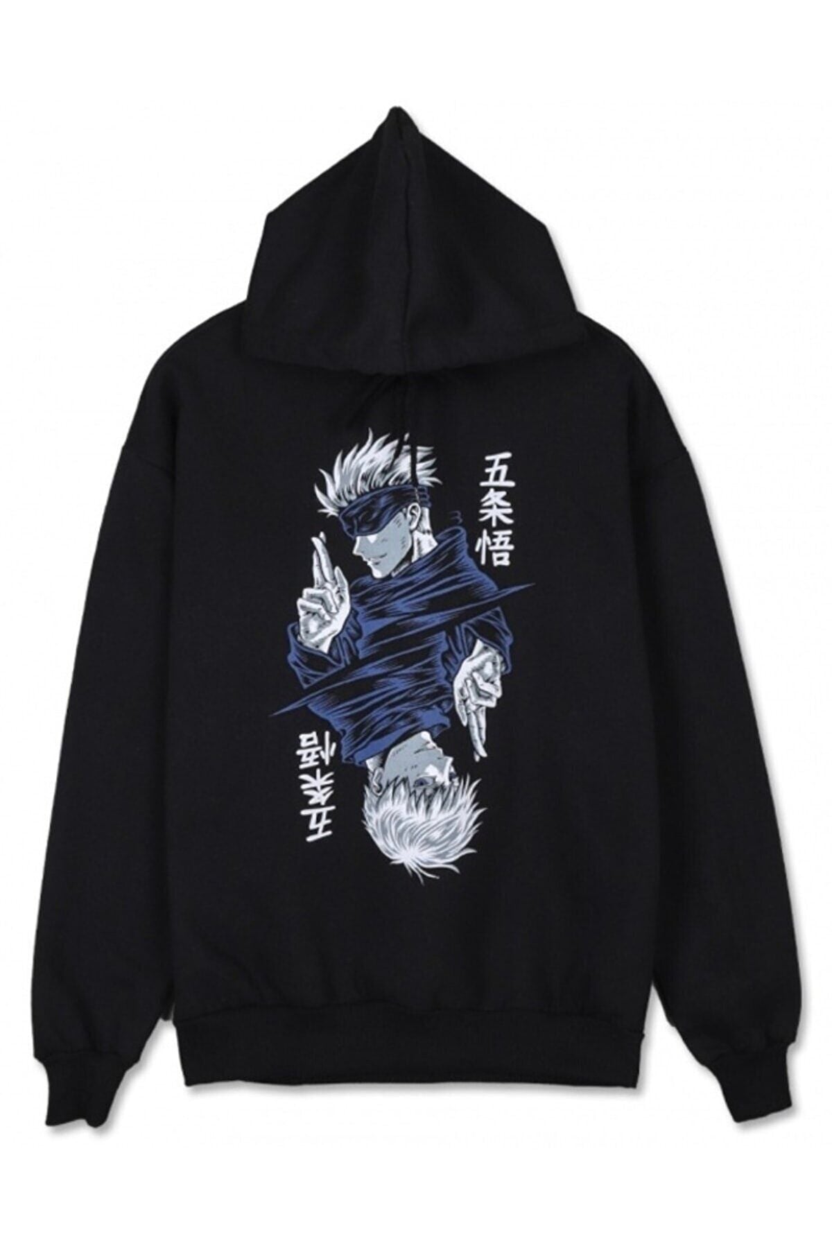 Jujutsu Kaisen Anime Baskılı Sweatshirt Kapüşonlu Hoodie