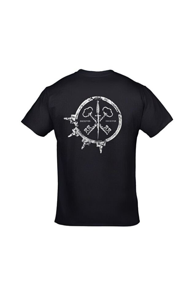 Arch Enemy Deceiver Deceiver Ön Arka Baskılı Unisex Siyah Tshirt