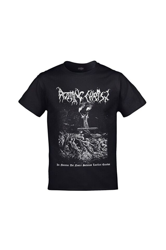 Rotting Christ Ön Arka Baskılı Unisex Siyah Tshirt
