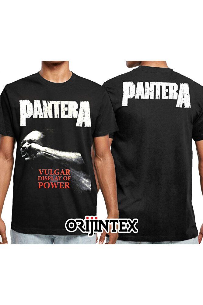 Unisex Siyah Baskılı T-shirt