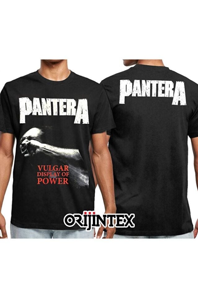 Unisex Siyah Baskılı T-shirt