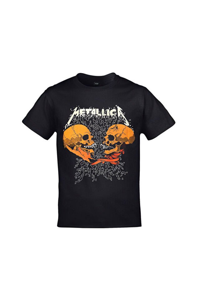 Metallica Sad But True Unisex Ön Arka Baskılı Siyah Tshirt