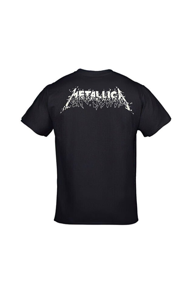 Metallica Sad But True Unisex Ön Arka Baskılı Siyah Tshirt