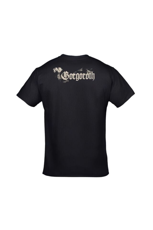 Gorgoroth Ön Arka Baskılı Unisex Siyah Tshirt