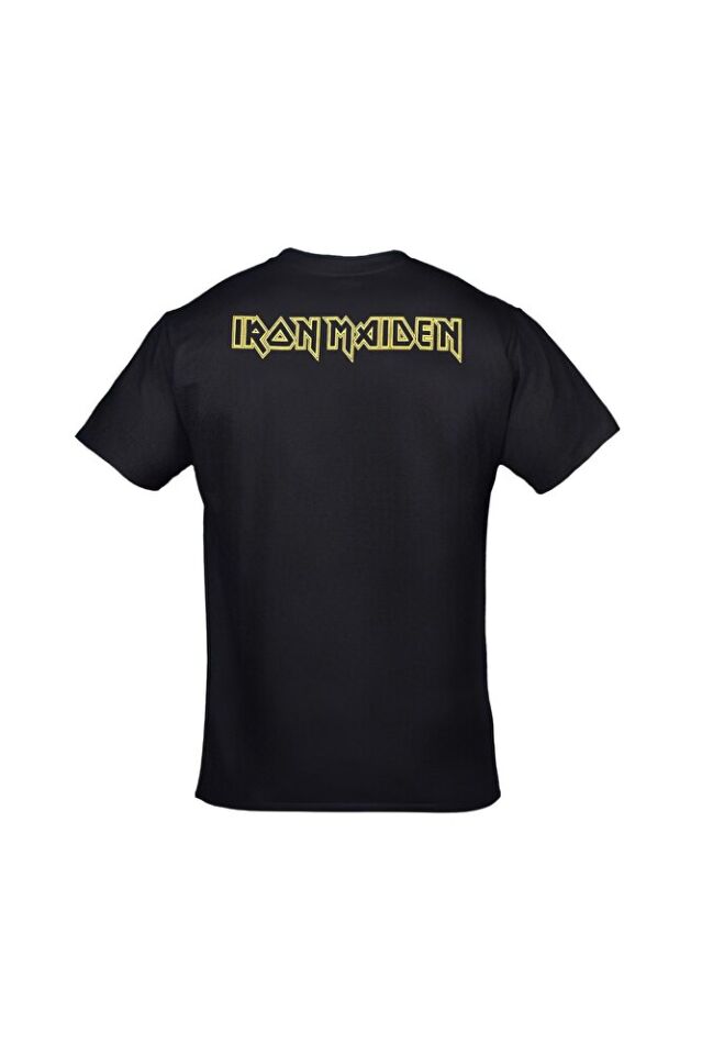 Iron Maiden Somewhere In Time Ön Arka Baskılı Unisex Siyah Tshirt