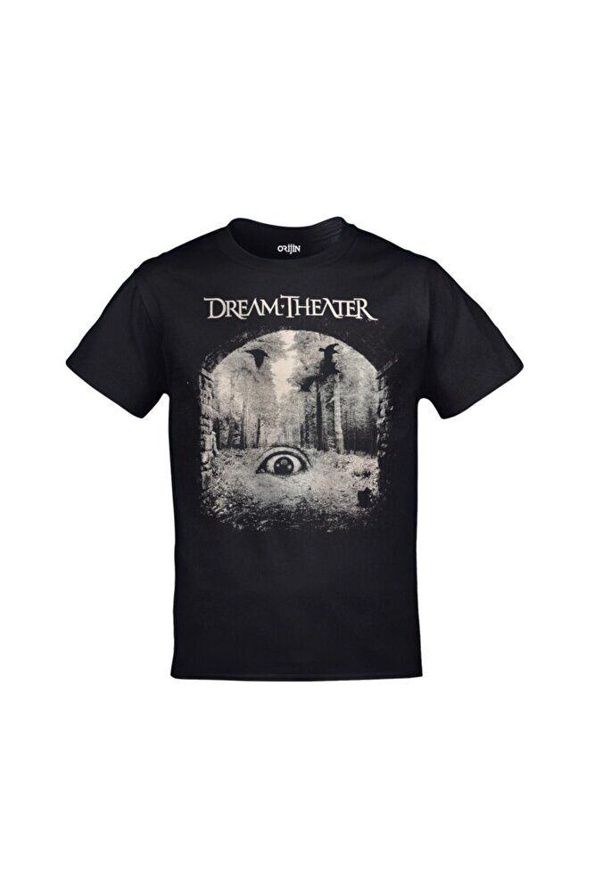 Unisex Siyah Dream Theater Train Of Thought Baskılı Tshirt