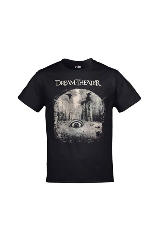Unisex Siyah Dream Theater Train Of Thought Baskılı Tshirt