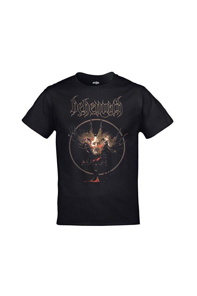 Behemoth The Satanist Album Ön Arka Baskılı Unisex Siyah Tshirt