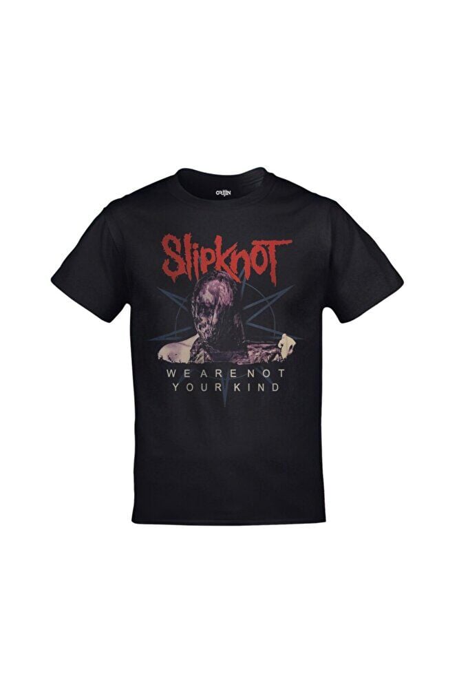 Slipknot We Are Not Your Kind Ön Arka Baskılı Unisex Siyah Tshirt