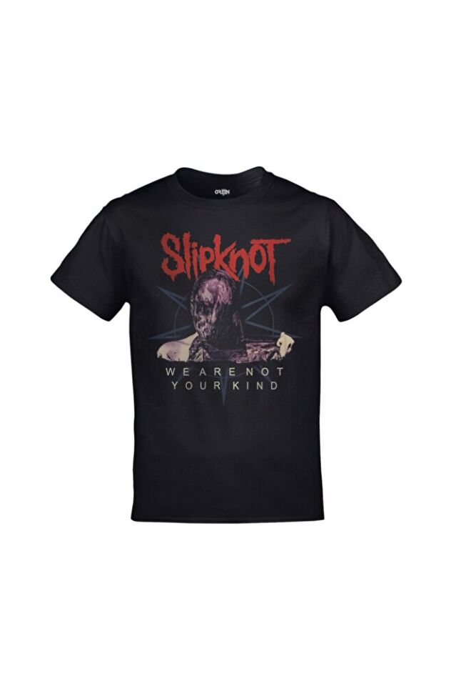 Slipknot We Are Not Your Kind Ön Arka Baskılı Unisex Siyah Tshirt