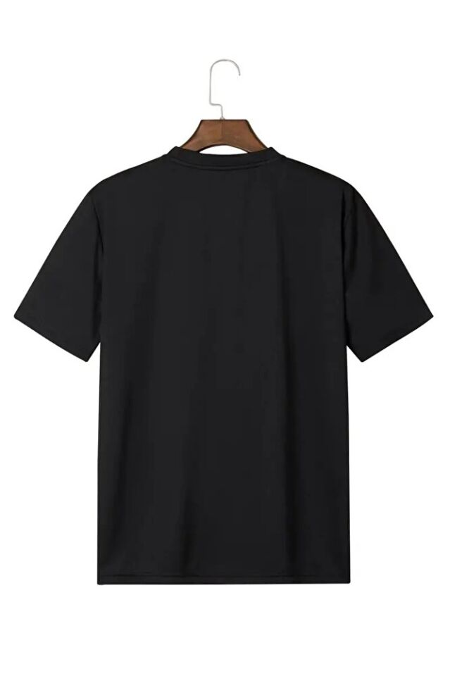 Unisex Balance Baskili Bi?si?klet Yaka T-shi?rt