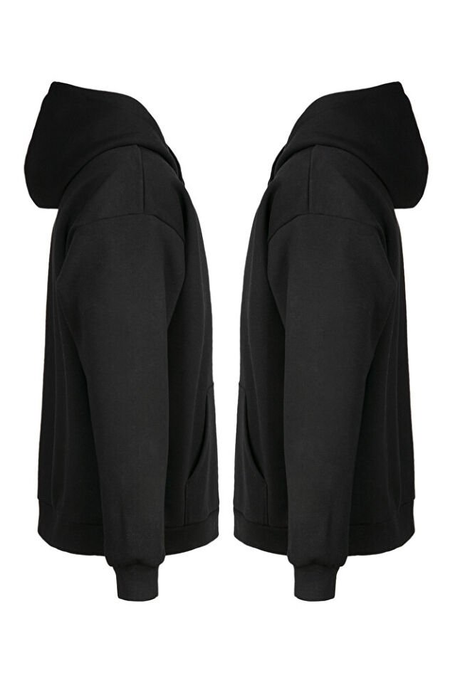 Unisex Oversize Geleneksel Türk Okçuluğu Zihgir-Yay Baskılı Sweatshirt - Hoodie