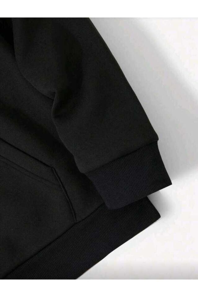 Unisex Oversize Bozkurt Baskılı Sweatshirt - Hoodie