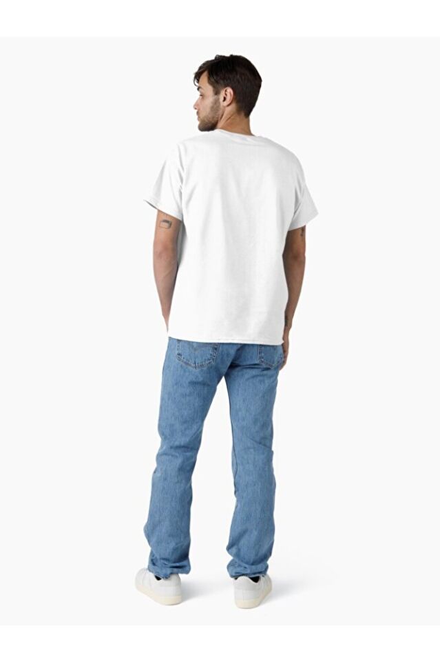 Unisex Oversize Bozkurt Gri Kurt 16 Büyük Türk İmparatorluğu Bayrağı Baskılı Tshirt