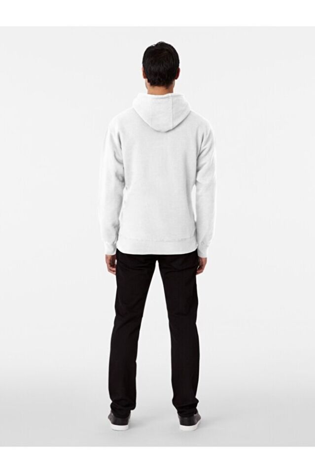 Erkek - Kadın Oversize Cep Detaylı Kırmızı Panda Ayıları Desenli Sweatshirt Uzun Kollu Kapüşonlu