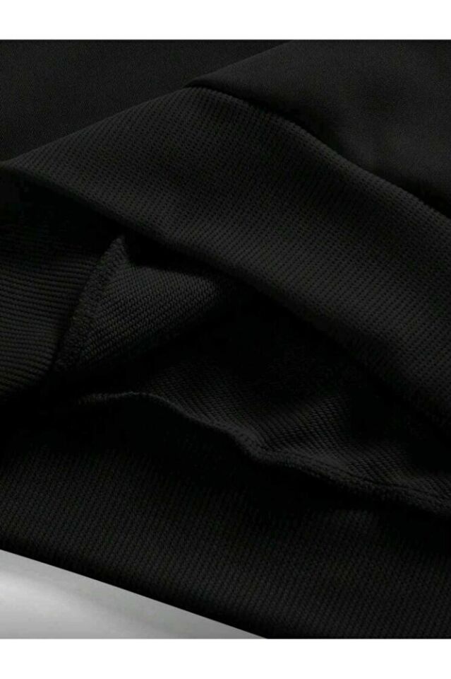 Erkek Dune Baskılı Bisiklet Yaka Uzun Kollu Oversize Sweatshirt