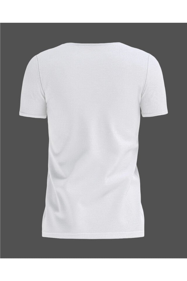 Unisex Oversize Halı Görünümlü Çiçek Motifi Baskılı Günlük T-Shirt