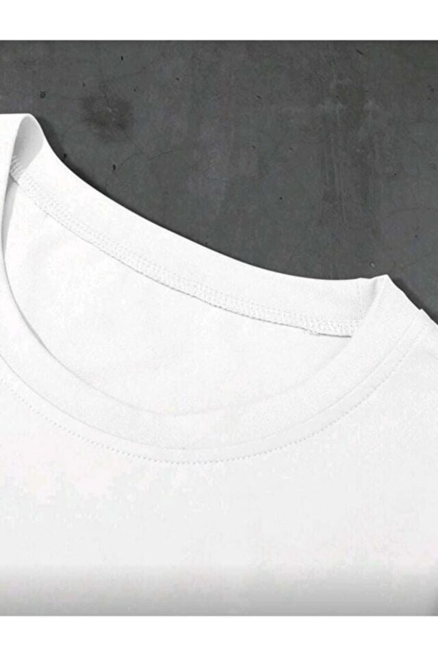 Unisex Oversize ROCK STAR Baskılı Günlük Kısa Kollu T-Shirt