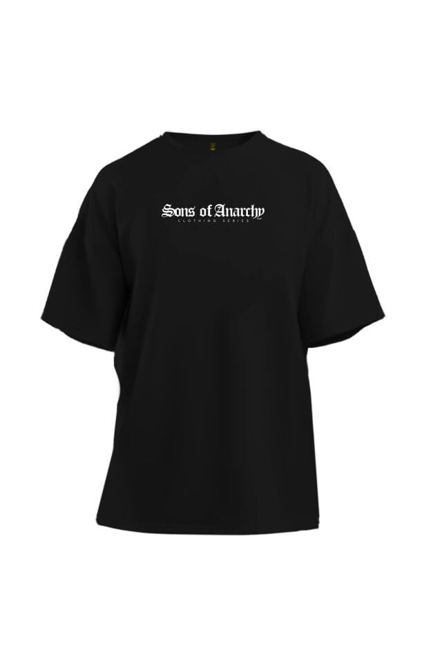 Unisex Oversize Samcro Sons Of Anarchy Baskılı Günlük Kısa Kollu T-Shirt