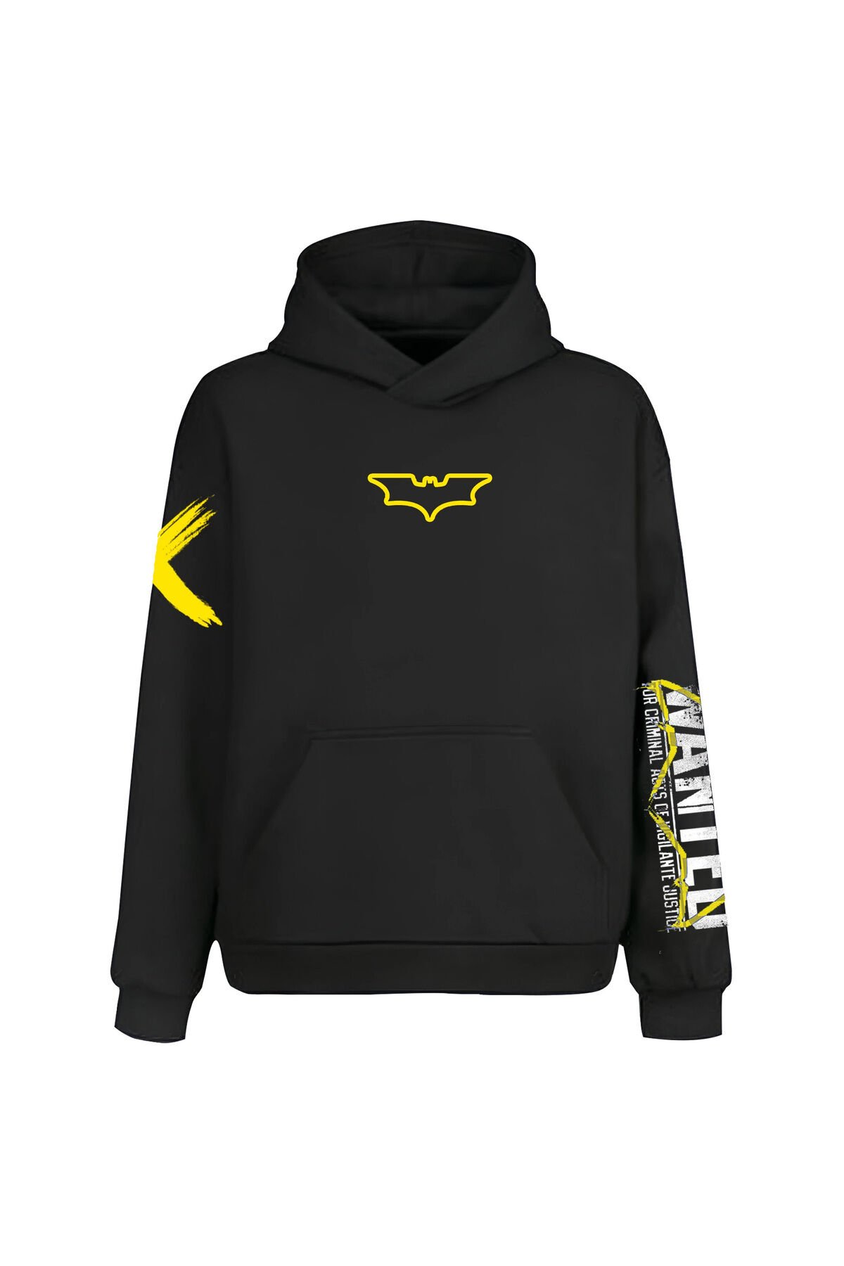 Batman Baskılı Hero Series Unisex Hoodie Sweatshirt Oversize