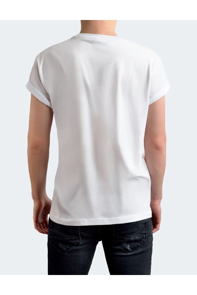 Unisex Oversize Bozkurt Baskılı Günlük Kısa Kollu T-Shirt