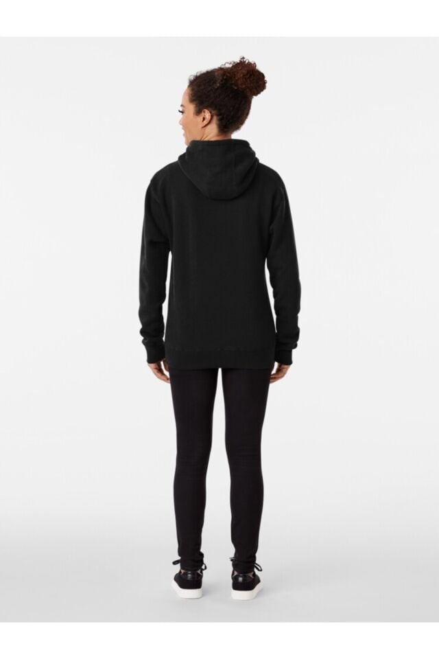 Erkek - Kadın Oversize Yıldızlararası Solucan Deliği Desenli Sweatshirt Uzun Kollu Kapüşonlu