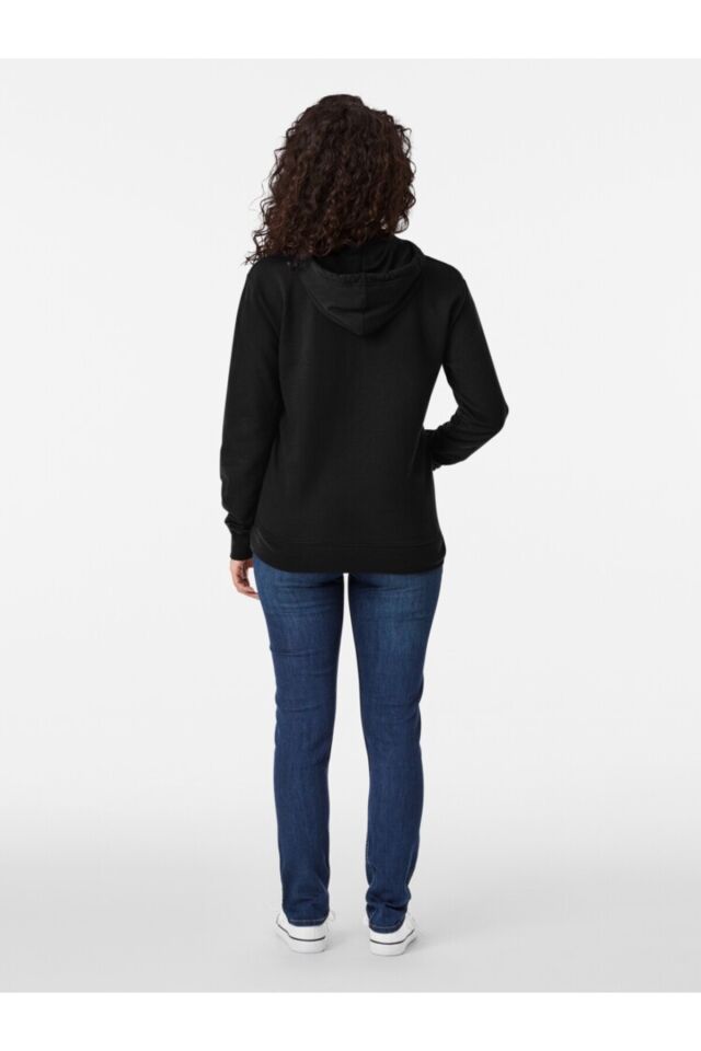 Erkek - Kadın Oversize Relax Lightweight Desenli Sweatshirt Uzun Kollu Kapüşonlu