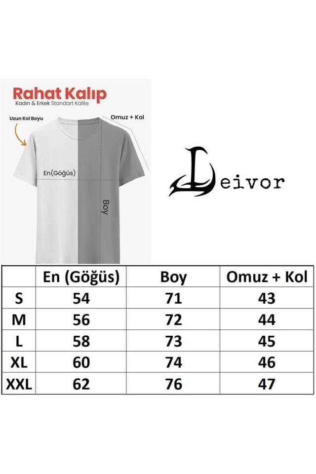 Unisex Oversize Adventure Baskılı T-shirt