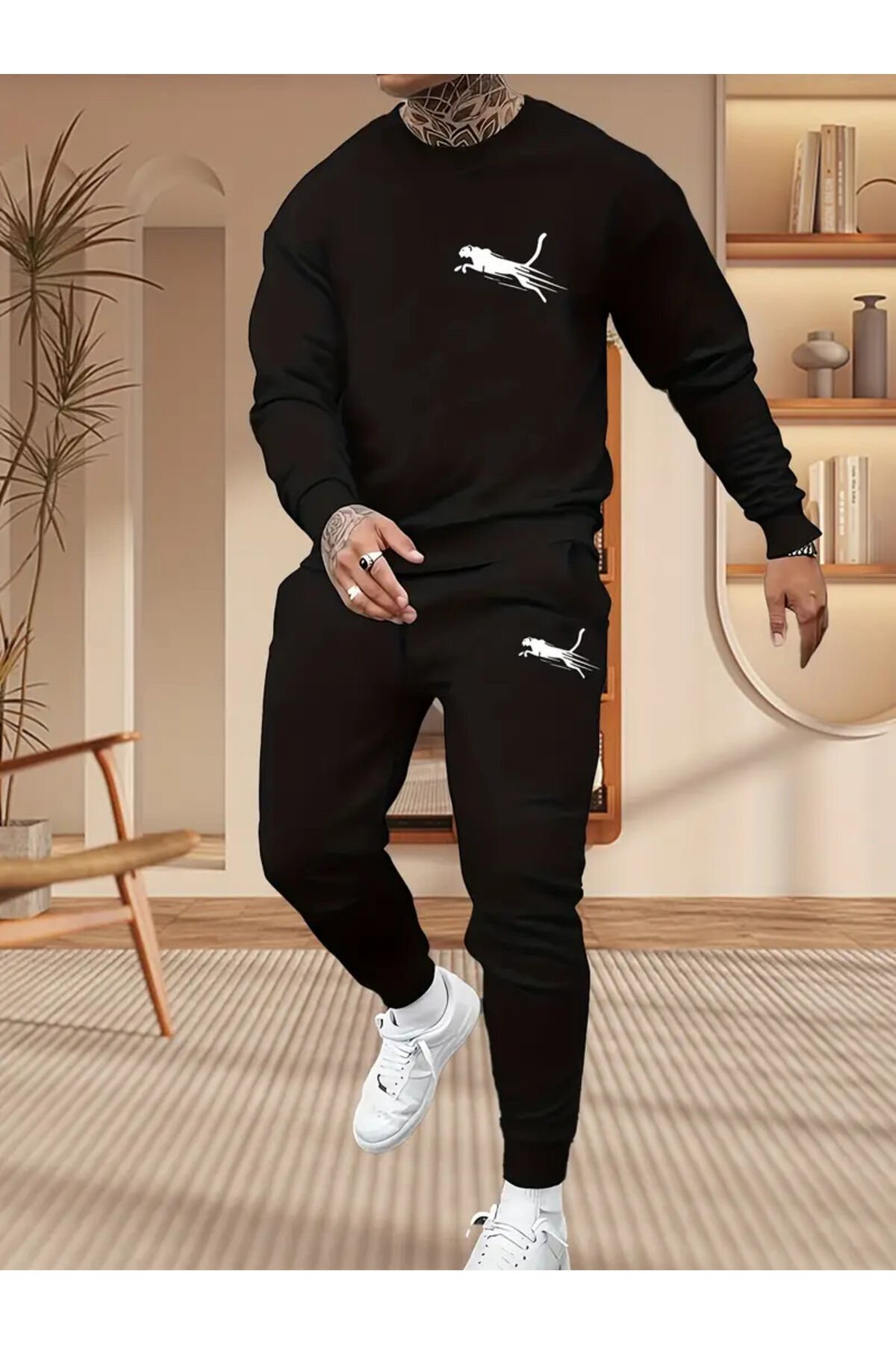 Kaplan Kışlık Erkek Eşofman Takımı