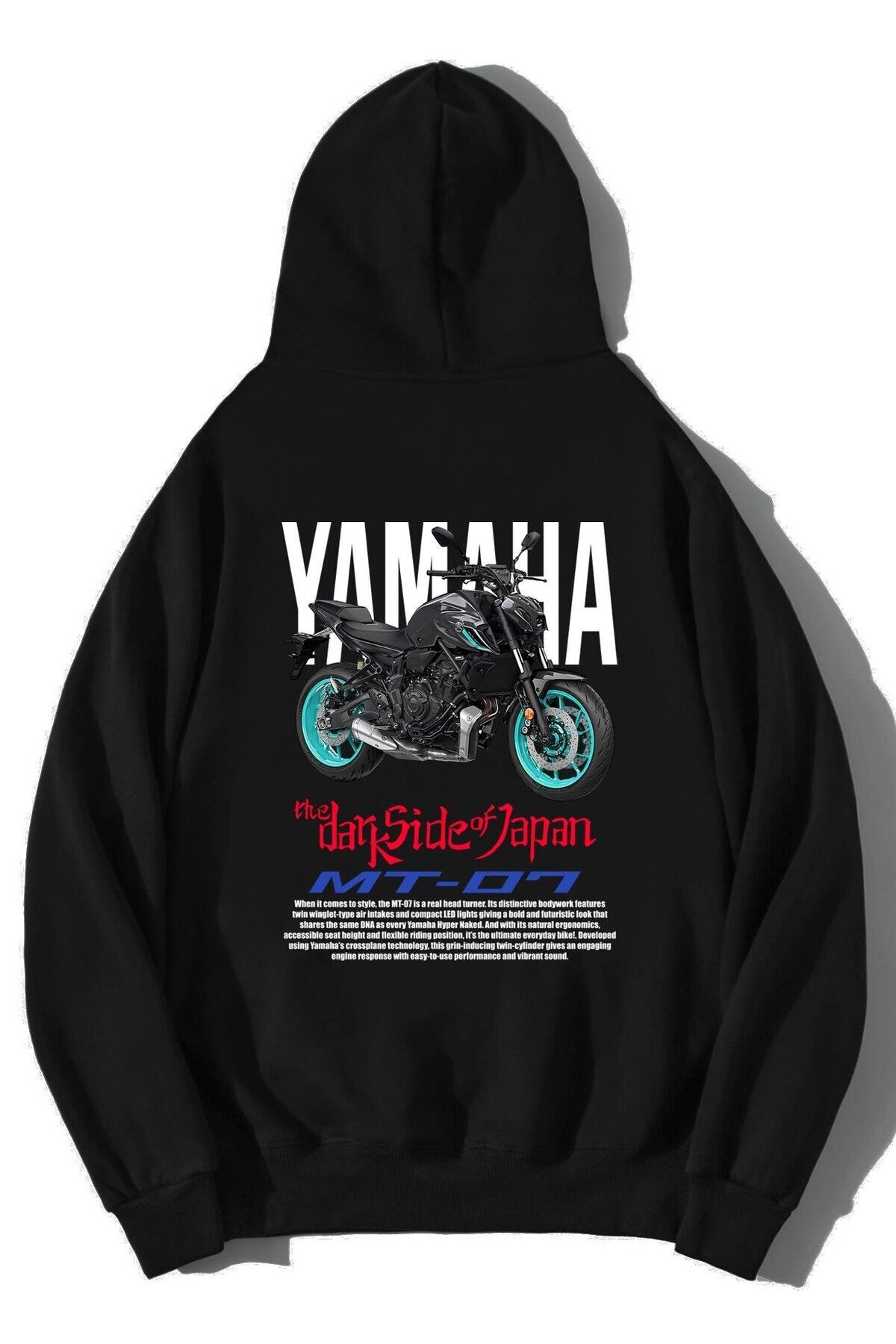 Unisex Oversize Yamaha MT-07 Sweatshirt Hoodie