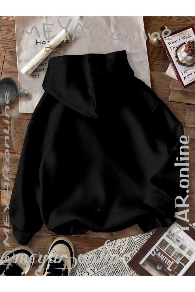 Suriye Bayrağı Baskılı Kapüşonlu Sweatshirt Hoodie