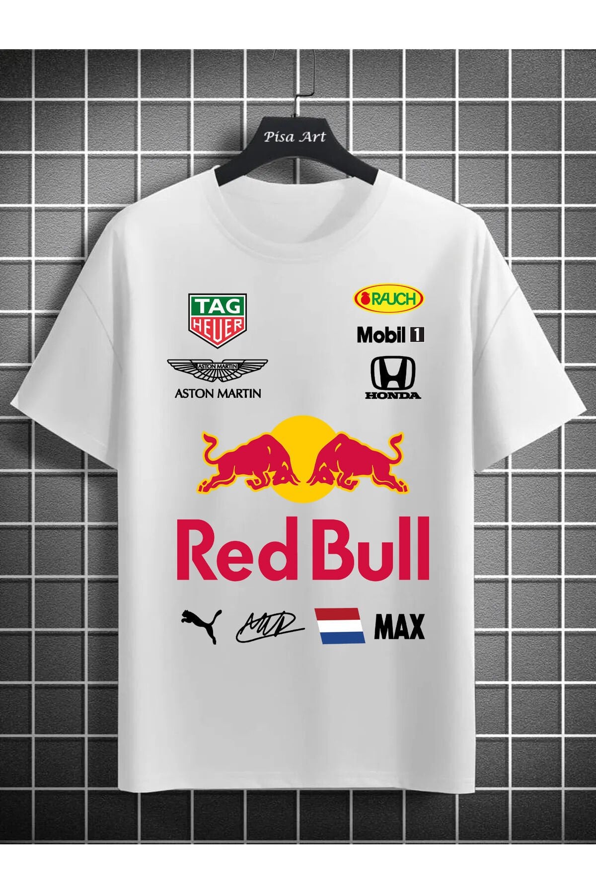 Redbull Baskılı Kaliteli Oversize T-Shirt