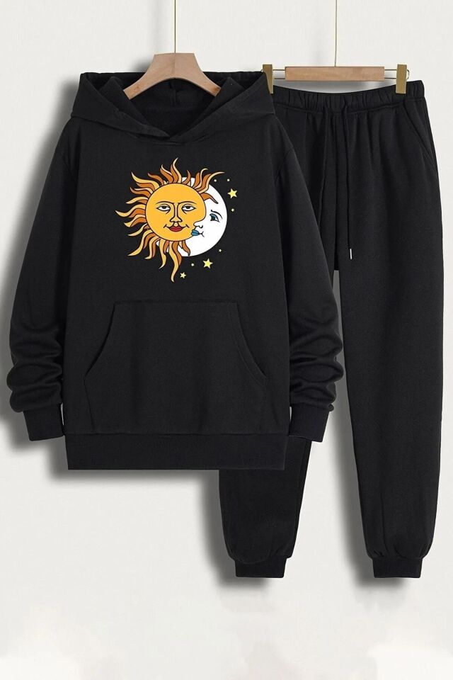 GÜNEŞ AY BASKILI eşofman takımı ( sweat - eşofman)